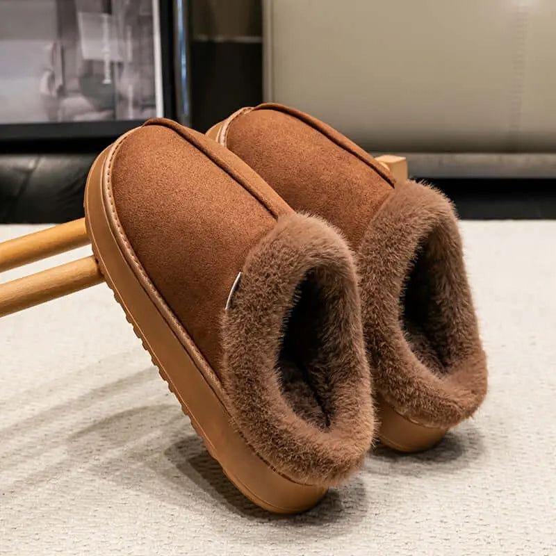 LUXEHAEVEN Cozy Plush Winter Slippers - Non-Slip & Stylish