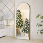 LUXEHAEVEN Full Length Arched/Rect Mirror with Stand