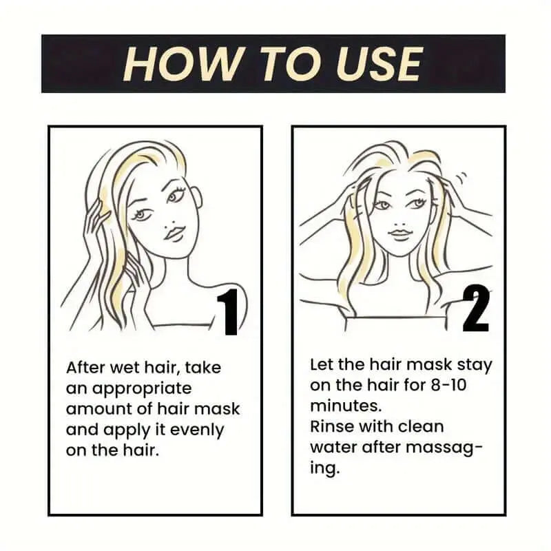 LUXEHAEVEN Keratin Hair Mask - Moisturizer for Damaged Hair