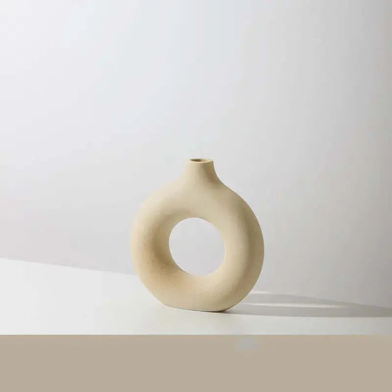 LUXEHAEVEN Biscuit Vase Frosted Particle Flower Arranging Device LuxeHaeven