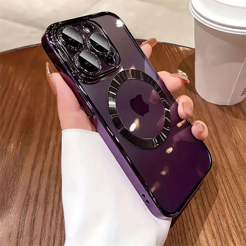 LUXEHAEVEN Luxury Magnetic Wireless Phone Case