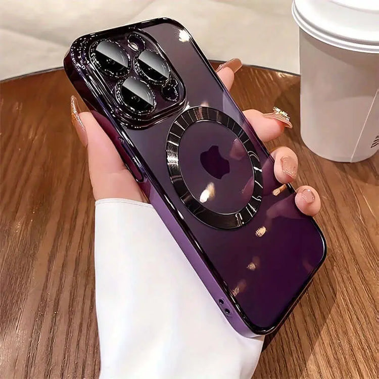 LUXEHAEVEN Luxury Magnetic Wireless Phone Case