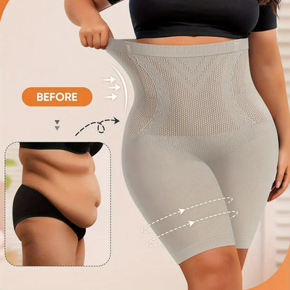 LUXEHAEVEN Plus Size High-Waisted Tummy Control Panties