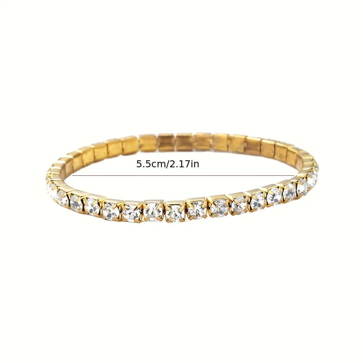 LUXEHAEVEN: Luxurious Tennis Bracelet - Hand Jewelry