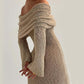 LUXEHAEVEN Stylish One-Shoulder Long Dress for Women LuxeHaeven