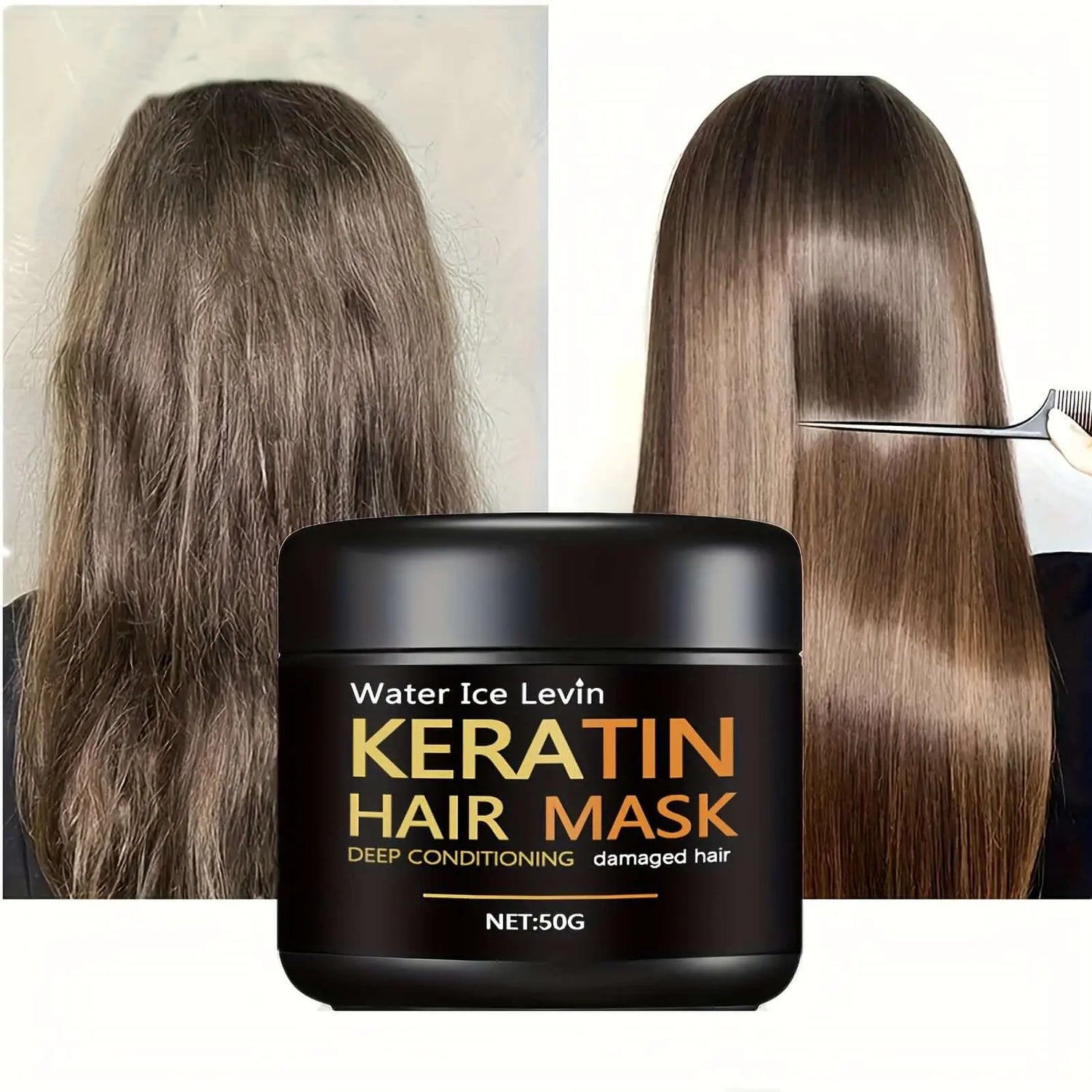 LUXEHAEVEN Keratin Hair Mask - Moisturizer for Damaged Hair
