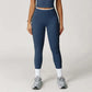 LUXEHAEVEN Nude-Feel Yoga Pants High-Waist Contrasting Color Quick-Dry Trousers LuxeHaeven