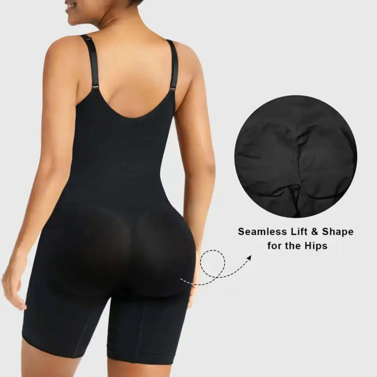 LUXEHAEVEN Shapewear For Women Tummy Control Bodysuits Zip-Up Comfort Ultra Stretch Fabric Customizable Fit Breathable Mesh Design Comfortable Fit LuxeHaeven