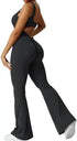 LUXEHAEVEN Women Sleeveless Flare Jumpsuits Fitness Yoga Long Pants LuxeHaeven
