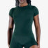 LUXEHAEVEN Figure-flattering Seamless Knit Short-sleeve Top For Fitness And Yoga LuxeHaeven