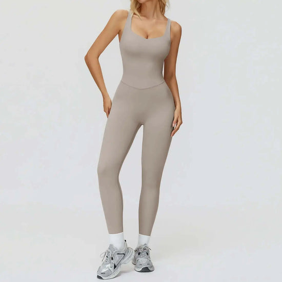 LUXEHAEVEN One-piece Yoga Wear Tight-fitting Workout Clothes LuxeHaeven