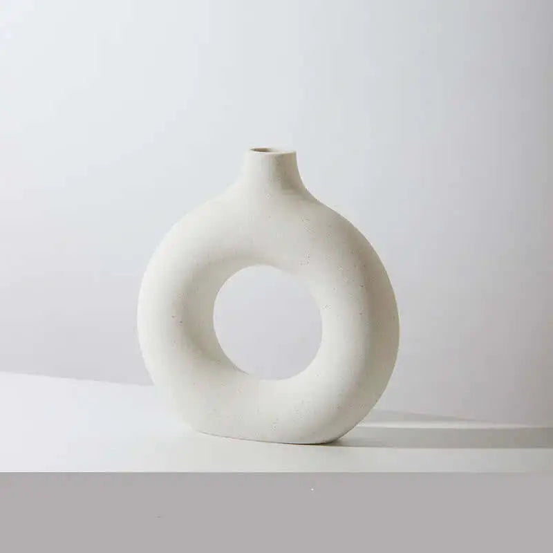 LUXEHAEVEN Biscuit Vase Frosted Particle Flower Arranging Device LuxeHaeven