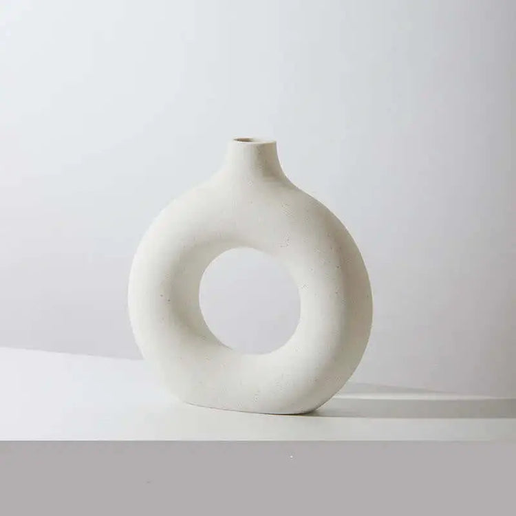 LUXEHAEVEN Biscuit Vase Frosted Particle Flower Arranging Device LuxeHaeven