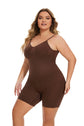 LUXEHAEVEN Simple Waist Fitted Belly Contracting And Hip Lifting Exposed Back Beauty Back Boxer Jumpsuit LuxeHaeven
