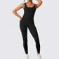 LUXEHAEVEN Women Sleeveless Flare Jumpsuits Fitness Yoga Long Pants LuxeHaeven