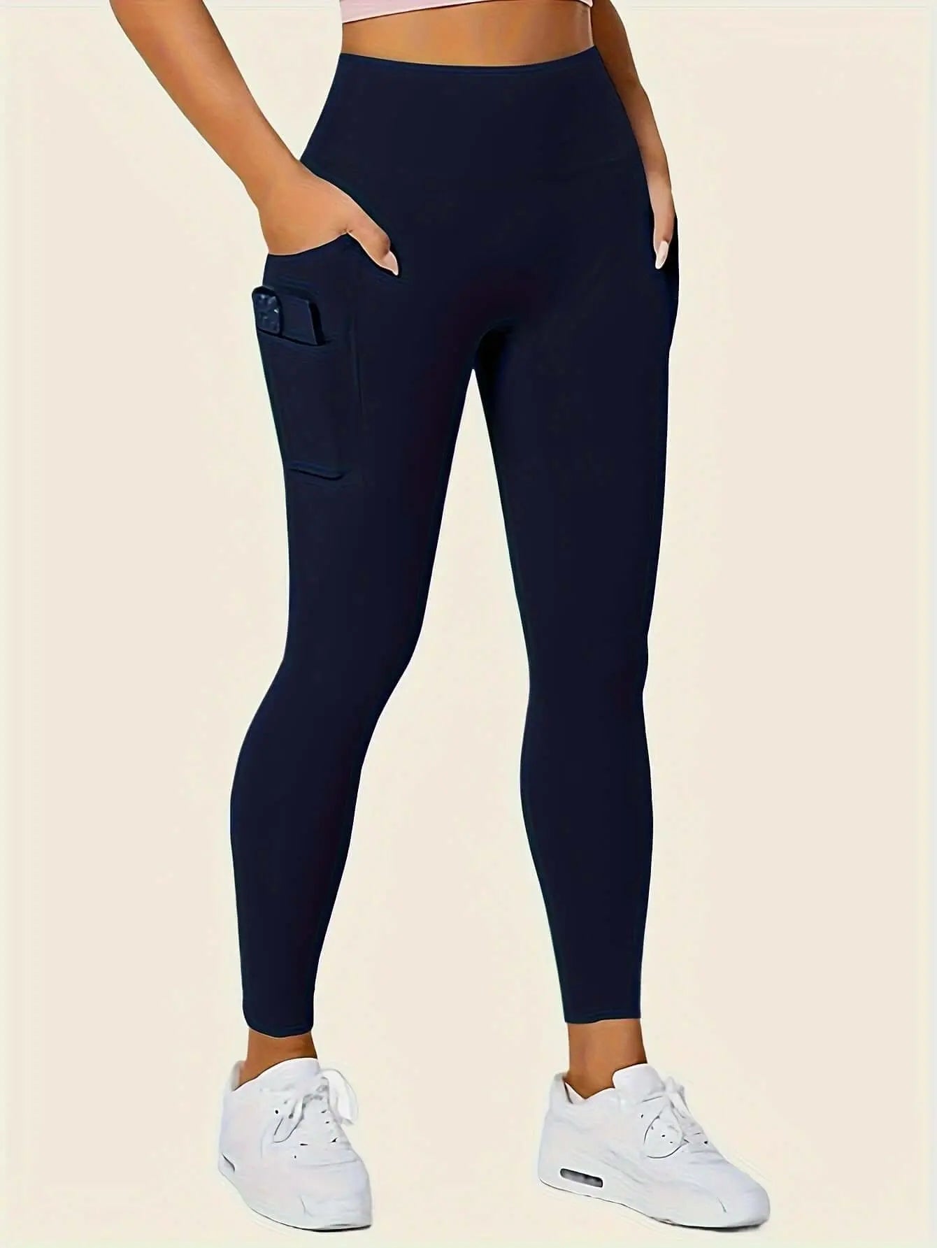 LUXEHAEVEN Slim-Fit High-Waisted Leggings - All Seasons