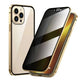 LUXEHAEVEN Privacy-proof Magneto Phone Case Double Sided Metal Frame LuxeHaeven