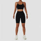 Wholesale 2 Piece Sportswear Sleeveless Crop Top Pant Yoga Workout Set Women Clothing Active Wear Gym Fitness Sets