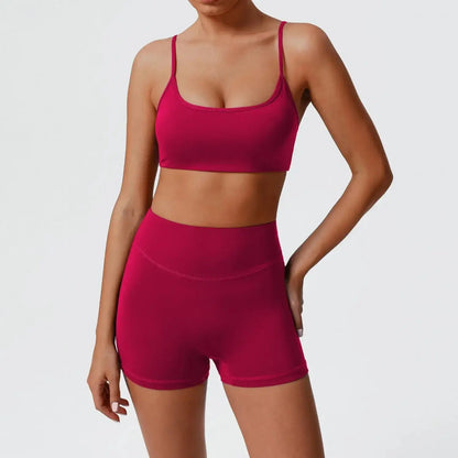 4 Piece Gym Yoga Clothing for Women Custom Logo Woman Gym Sport Wear Fitness Workout Sportwear Naked Feeling Flare Pants Sets