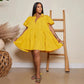 2025 Plus Size Womens Clothing Cute Dress for Women Dress Shirt Solid Dress Plus Size Set S-3XL