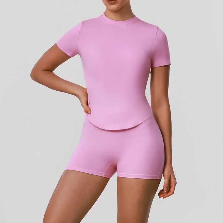 4 Piece Gym Yoga Clothing for Women Custom Logo Woman Gym Sport Wear Fitness Workout Sportwear Naked Feeling Flare Pants Sets