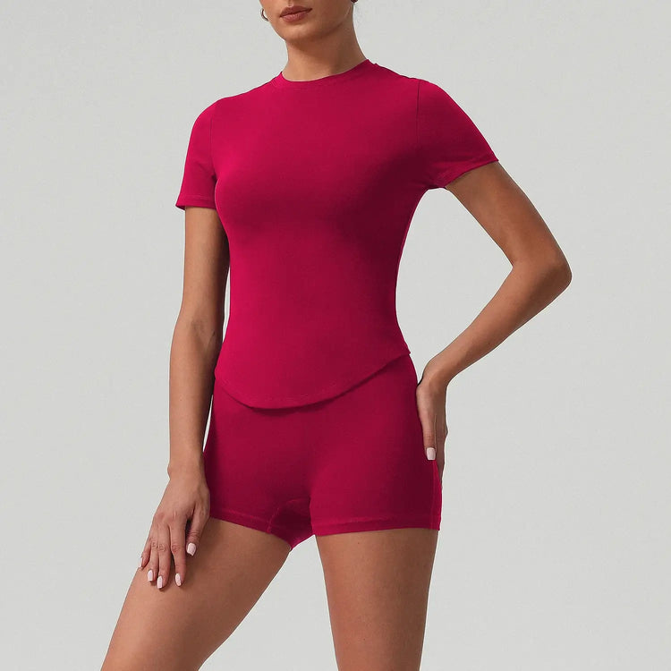 4 Piece Gym Yoga Clothing for Women Custom Logo Woman Gym Sport Wear Fitness Workout Sportwear Naked Feeling Flare Pants Sets