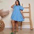 2025 Plus Size Womens Clothing Cute Dress for Women Dress Shirt Solid Dress Plus Size Set S-3XL
