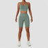 Wholesale 2 Piece Sportswear Sleeveless Crop Top Pant Yoga Workout Set Women Clothing Active Wear Gym Fitness Sets