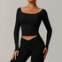 LUXEHAEVEN Custom Logo One Shoulder Crop Top for Women