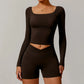 LUXEHAEVEN Custom Logo One Shoulder Crop Top for Women