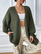 Manufacturers Women Clothing Casual Autumn and Winter New Release-European American Style Open Front Sweater Knitted Cardigan