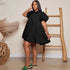 2025 Plus Size Womens Clothing Cute Dress for Women Dress Shirt Solid Dress Plus Size Set S-3XL