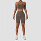 Wholesale 2 Piece Sportswear Sleeveless Crop Top Pant Yoga Workout Set Women Clothing Active Wear Gym Fitness Sets