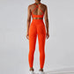 Wholesale Seamless Rib Sportswear 3 Piece Suit Seamless Breathable Women Clothing Gym Fitness Sets Sports Bra Leggings Yoga Set