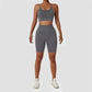 Wholesale 2 Piece Sportswear Sleeveless Crop Top Pant Yoga Workout Set Women Clothing Active Wear Gym Fitness Sets