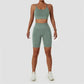 Wholesale 2 Piece Sportswear Sleeveless Crop Top Pant Yoga Workout Set Women Clothing Active Wear Gym Fitness Sets