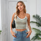 LUXEHAEVEN Leopard Lace Crop Camis