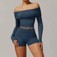 LUXEHAEVEN Yoga Set - 2 Piece Women Fitness Outfits