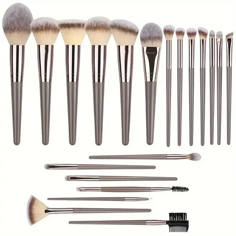 LUXEHAEVEN Fluffy Beauty Brush Kit