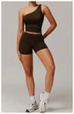 LUXEHAEVEN Yoga Set - 2 Piece Women Fitness Outfits