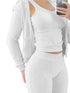LUXEHAEVEN Elegant Velvet 3 Piece Set for Women