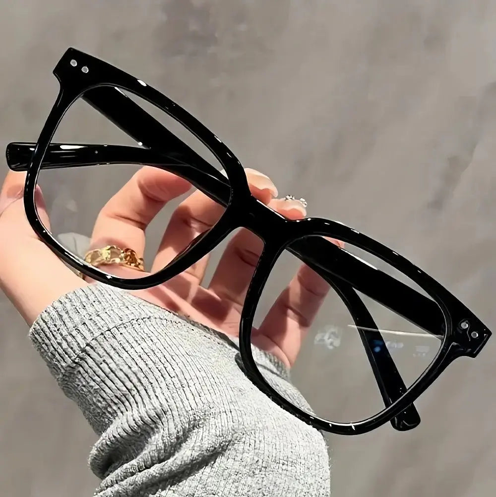 LUXEHAEVEN Square Frame Glasses Set