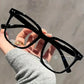 LUXEHAEVEN Square Frame Glasses Set