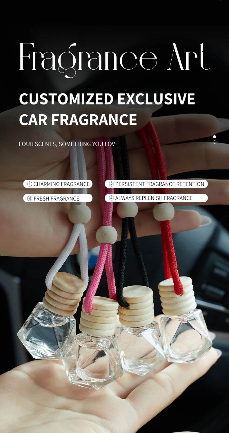 Car perfume, a fragrance used for car interior accessories, a long-term car air freshener, keep fresh and clean scents.