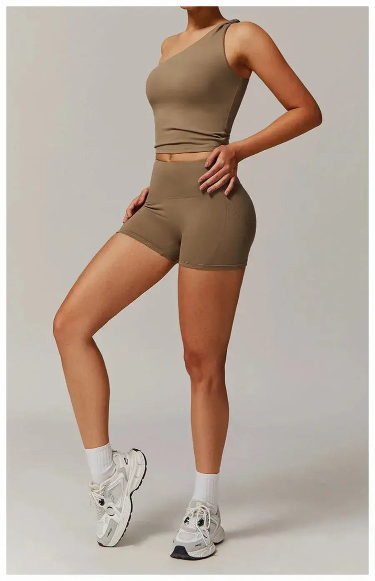 LUXEHAEVEN Yoga Set - 2 Piece Women Fitness Outfits