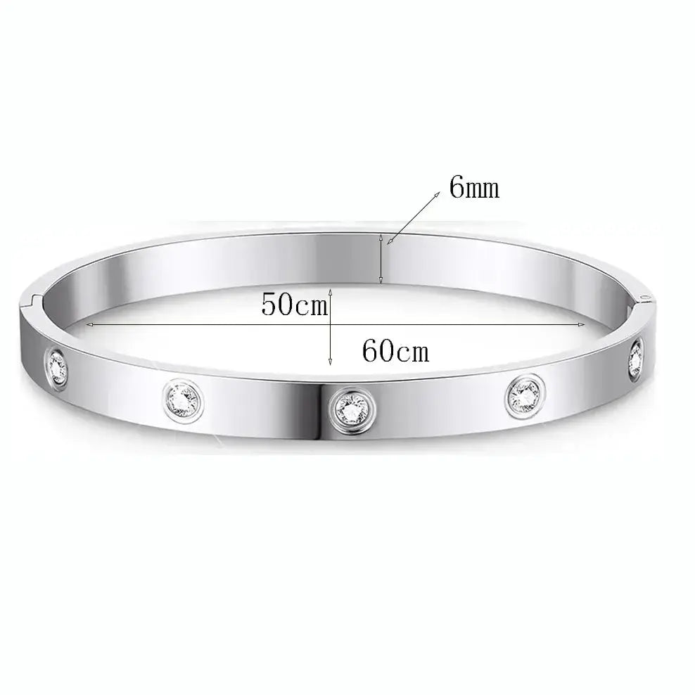 LUXEHAEVEN Stackable Gold Bracelets Bangles for Women Girls 14K Gold Plated