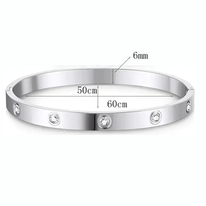 LUXEHAEVEN Stackable Gold Bracelets Bangles for Women Girls 14K Gold Plated