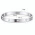 LUXEHAEVEN Stackable Gold Bracelets Bangles for Women Girls 14K Gold Plated