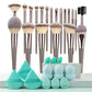 LUXEHAEVEN Fluffy Beauty Brush Kit