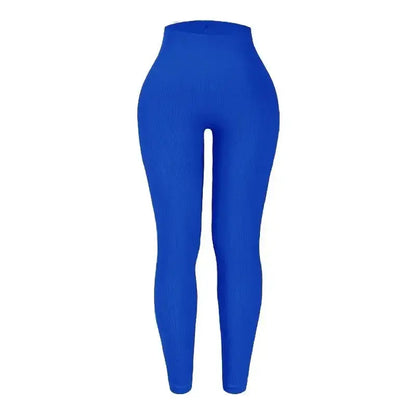 LUXEHAEVEN Seamless Knit Yoga Leggings